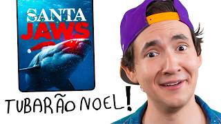 NÃO ASSISTA ESSE FILME TUBARÃO NOEL SANTA JAWS [upl. by Lorola]