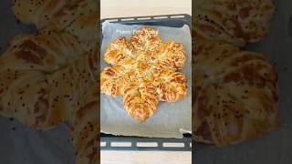 Flakey Feta Bread fetacheese cheese bread cheesepull recipes easyrecipe food [upl. by Shulins]