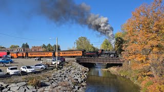 Arcade amp Attica 18 Charging Over Cattaraugus Creek in Arcade NY  102024 [upl. by Ativla]