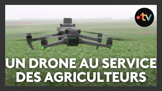 Un drone au service des agriculteurs [upl. by Ainolloppa]