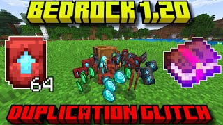 MINECRAFT BEDROCK 120 DUPLICATION GLITCH Playstation Xbox Switch MCPE PC [upl. by Jenifer272]