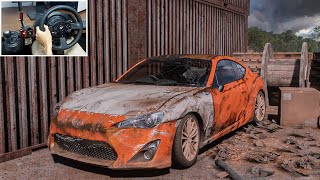 Rebuilding TOYOTA GT86 900HP  Forza Horizon 5  Thrustmaster T300RS gameplay [upl. by Ojimmas]