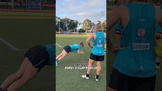 what’s more impressive 👀 afl aflw football footy challenge [upl. by Refennej]