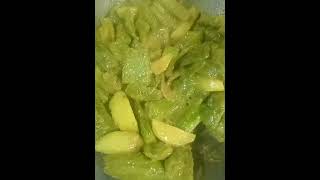 Jhinge Aloo Diye Macher Recipe 👌😋 [upl. by Lundin650]