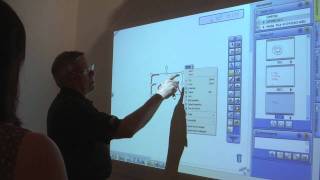 Hitachi Interactive Projector Demonstration [upl. by Ainoet237]