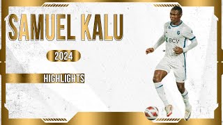 SAMUEL KALU  WINGER  LAUSSANESPORT  SUI  2024 [upl. by Sirej]