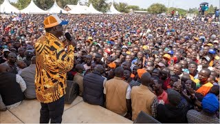 LIVE Raila Odinga in Mbita Homa Bay County [upl. by Arriat427]