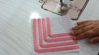 Daman Design Cutting and Stitching ll How to Make Fabric Patti Daman Design salma designing ideas [upl. by Zil]