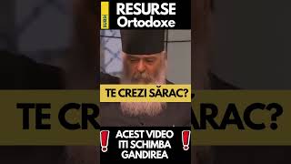 Cand te cosideri SARAC priveste ACEST VIDEO  Parintele Calistrat [upl. by Spense]