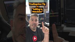 An EASY Tradingview Tip I How to Add a Symbol to Your Watchlist [upl. by Aman475]