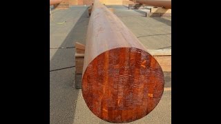 Stepping the Mizzen Mast on Lumber Schooner CA Thayer [upl. by Lleval]