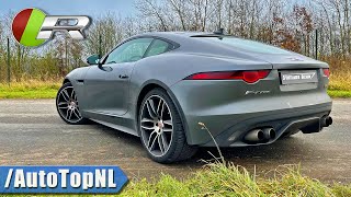 JAGUAR F Type R 550HP AWD V8 Supercharged  REVIEW on AUTOBAHN by AutoTopNL [upl. by Welbie721]