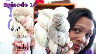 Episode 14 I What to do with your full skeins of fingering weight yarn from stash I Marled Patterns [upl. by Weed]