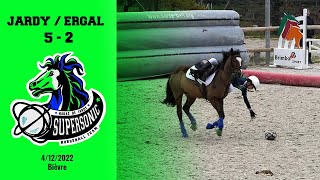 Horse ball Ile de France Jeunes JARDY x ERGAL 2022 12 [upl. by Hurlee]