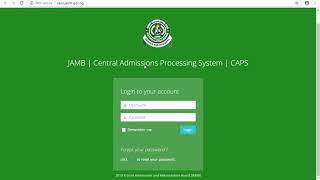 How To Register For JAMB CAPS [upl. by Grof457]