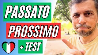 Passato prossimo test Italiano essere o avere imparare italiano learn italian [upl. by Naitsabes]