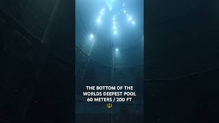 Diving to the bottom of the worlds deepest pool with no oxygen Just a single breath [upl. by Swithin]