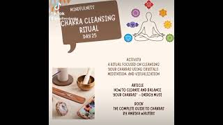 CHAKRA CLEANSING RITUAL octmindfulnesschallenge [upl. by Luise]