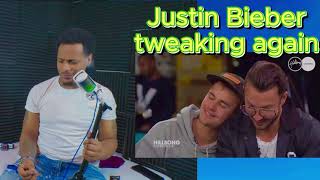 Justin Bieber Tweakin on live Tv Reaction [upl. by Denbrook]