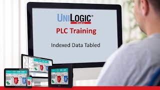 PLC Training Indexed Data TablesUniLogic for UniStream by Unitronics [upl. by Neelyaj]