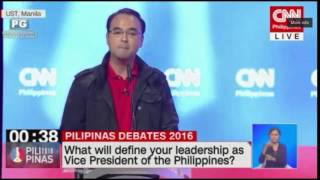 Cayetanos opening statement at VP debate [upl. by Hana940]