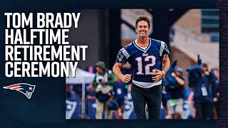 Thank You Tom Brady Halftime Retirement Ceremony [upl. by Rj111]