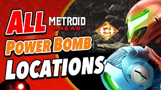 Metroid Dread  ALL Power Bomb Upgrade Locations Guide amp Walkthrough [upl. by Eseenaj465]