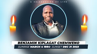 A CELEBRATION OF LIFE  BENJAMIN KIPLAGAT CHEMWENO 4th March 1984  31st December 2023 [upl. by Cacilia]