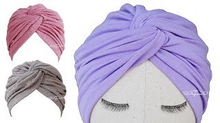 Twisted Turban Hat Sewing Pattern  Turban Hat DIY [upl. by Treblih482]