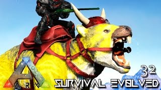 ARK SURVIVAL EVOLVED  NEW PRIMAL THYLACOLEO TAMING  E32 MODDED ARK PUGNACIA DINOS [upl. by Norga]