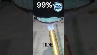 Tide 🆚 Lighter 🍳🔥lighter short shorts 71 experiment tide [upl. by Nyrmac]