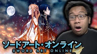 First TIme Reacting To All Sword Art Online Openings 110 [upl. by Kantos772]