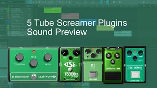 Tube Screamer Plugin Comparison [upl. by Enaxor]