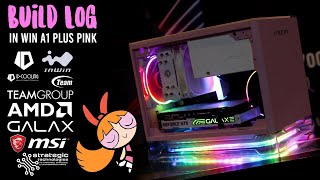 PINK MINI ITX  In Win A1 Plus [upl. by Hsaka308]