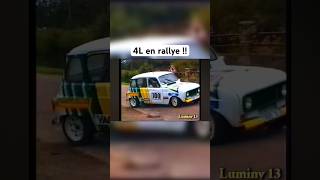 4L en rallye rally pourtoi wrc drift rallye crash renault 4L [upl. by Calandria]