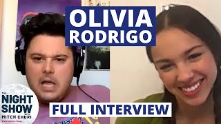 Olivia Rodrigo On Acting Disney Her Music amp Learning To Drive  Mitch Churi Interview [upl. by Inigo]