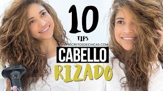 10 TRUCOS PARA EL CABELLO RIZADO  RIZOS PERFECTOS [upl. by Philpot]