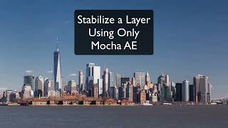 Stabilize in Mocha AE [upl. by Nekcerb]