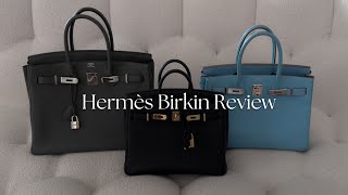 Hermès Birkin 25 vs 30 vs 35  In depth Comparison amp Review Watch before you buy [upl. by Nations686]