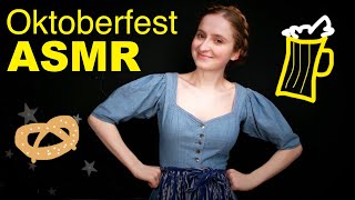 🍺 ASMR Ready for Oktoberfest 🥨Personal Attention  Waitress  German Accent [upl. by Akzseinga]