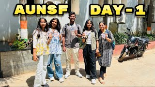 AUNSF Event Day1 ANURAG UNIVERSITY Ep55🌱 [upl. by Tengdin918]