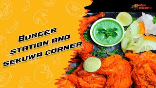 Burger station and sekuwa corner  Merodiscounts [upl. by Butler]