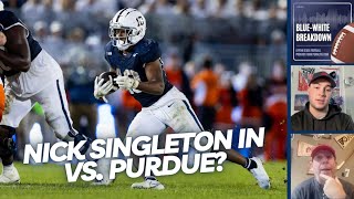 James Franklin updates on Nick Singletons status Penn States best amp worstcase scenario vs Purdue [upl. by Vedi31]