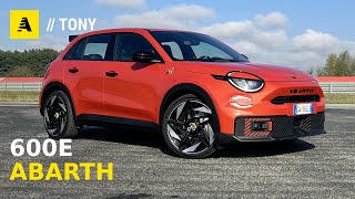 Abarth 600e  E davvero LA MIGLIORE ABARTH di sempre Parliamone ENG Audio [upl. by Ikik]