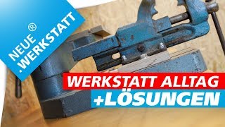 WERKSTATT ALLTAG LÖSUNGEN  Schraubstock platzsparend unterbringen [upl. by Cutlerr]