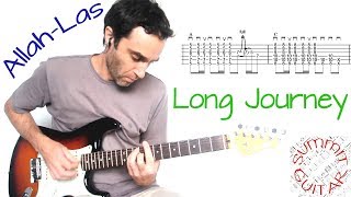 AllahLas  Long Journey  Guitar lesson  tutorial  cover with tablature [upl. by Dreyer]