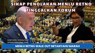 NETANYAHU MARAHMENLU RETNO WAKT OUT DAN NEGARA LAINFORUM SIDANG PPB SEPI tolak israel [upl. by Nnasor382]