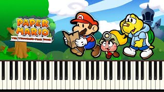 Paper Mario  Petal Meadows Theme Piano Cover [upl. by Merle273]