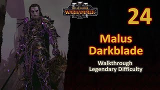 24 Malus Darkblade  Battle of Shrine of Kurnous vs High Elves Avelorn  Legendary  No Commentary [upl. by Assyla]