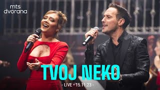 PEDJA JOVANOVIC feat ANDJELA KELEMAN  TVOJ NEKO  LIVE  151123 MTS DVORANA [upl. by Ahael]